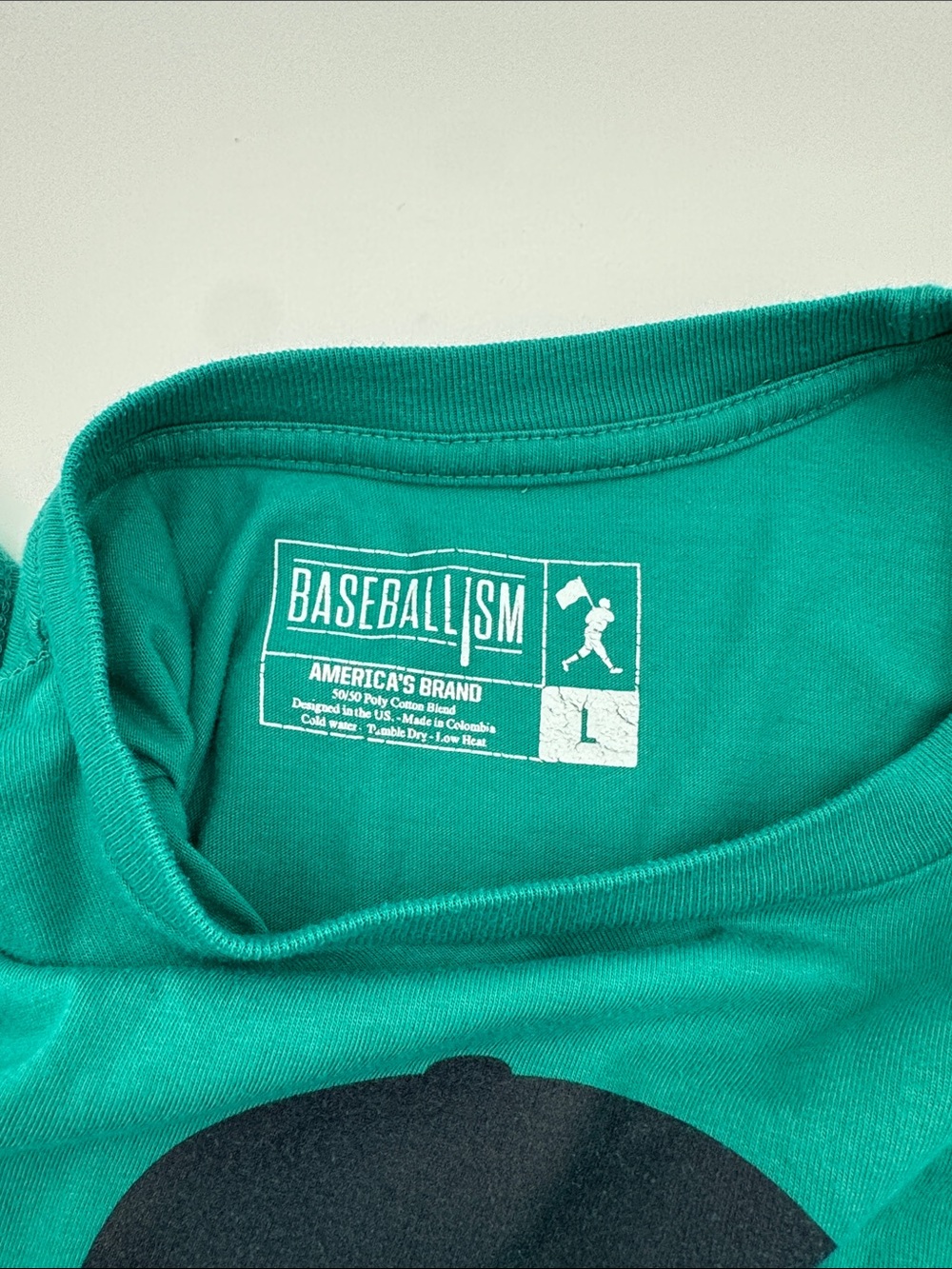 Baseballism Men’s Teal Graphic Ken Griffey Jr Bubblegum Tee - - Picture 3 of 3